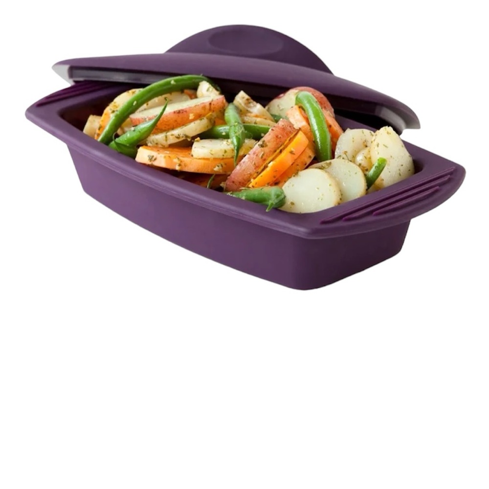EPICURE RECTANGULAR MICROWAVE OVEN STEAMER
